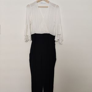 Zara flared sleeve jumpsuit